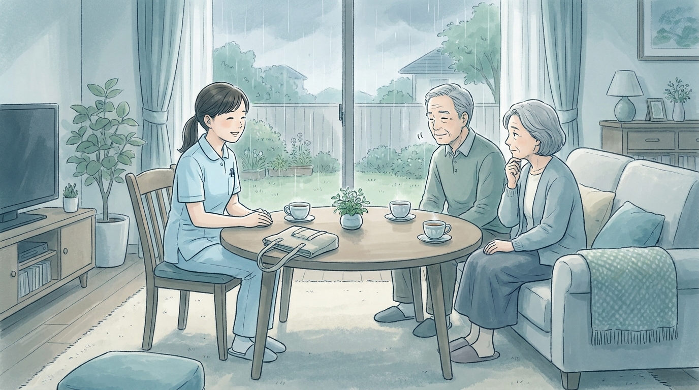 訪問看護の利用の流れと申請方法を7ステップで解説｜費用も紹介